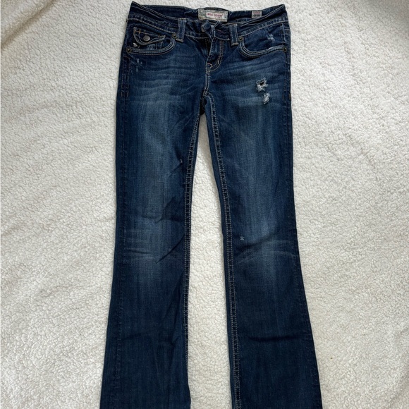 MEK Low-rise Denim Pants - Picture 2 of 4